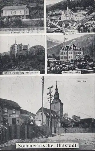 AK frais d'été Uhlstadt Carte multi-images, couru 1918
