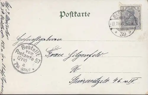 AK Berlin Zeughaus, gelaufen 1903