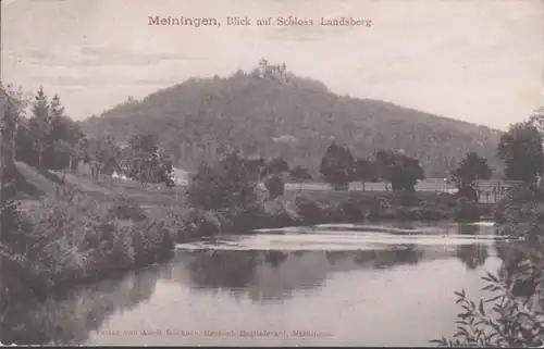 AK Meiningen Schloß Landsberg, ungelaufen