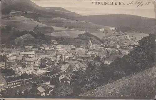 CPA Markirch Vue générale Feldpost, non circulaire