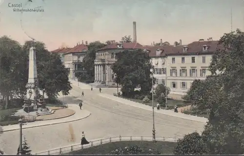 AK Kassel Wilhelmshöherplatz, couru 1910