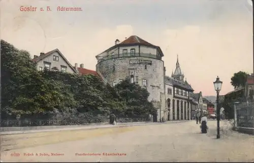 AK Goslar Achtermann, couru en 1908