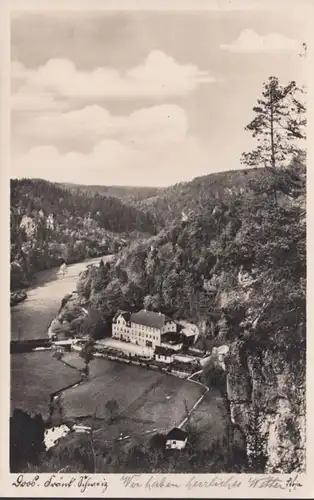 AK Behringersmühle Gasthof Heinlein Doos Bahnpost, gelaufen 1934