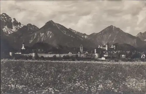 AK pieds Vue panoramique du courrier ferroviaire, couru en 1932
