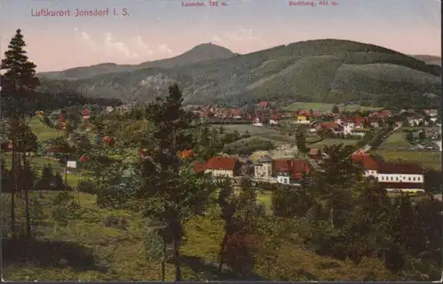 AK Jonsdorf Luftkurort Stadtansicht, gelaufen