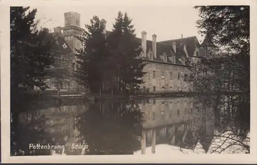 AK Pottenbrunn Schloss, gelaufen 1936