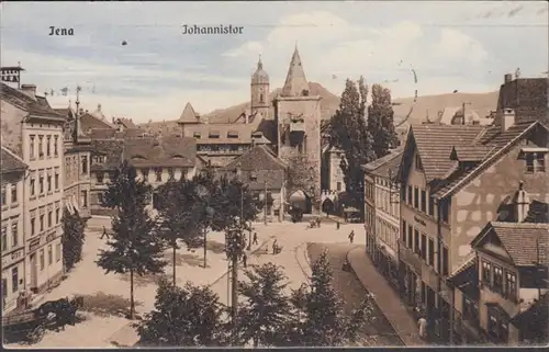 AK Jena Johannistor, gelaufen 1910