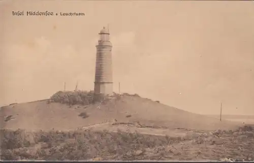 AK Insel Hiddensee Leuchtturm, ungelaufen