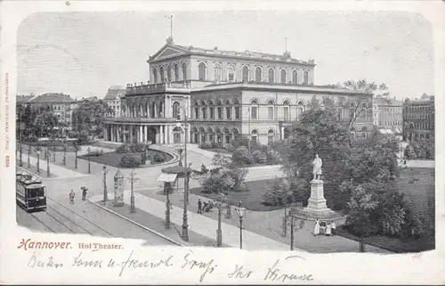 AK Hannover Hoftheater, couru 1901