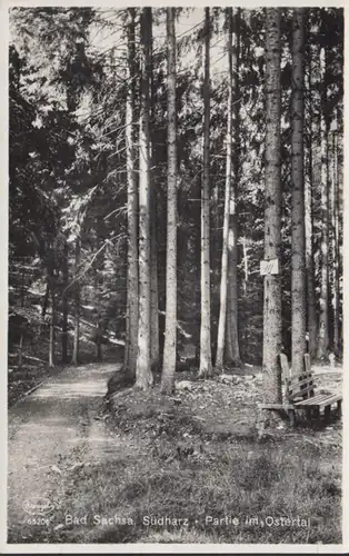 AK Bad Sachsa partie dans la vallée de Ostertal, couru en 1940