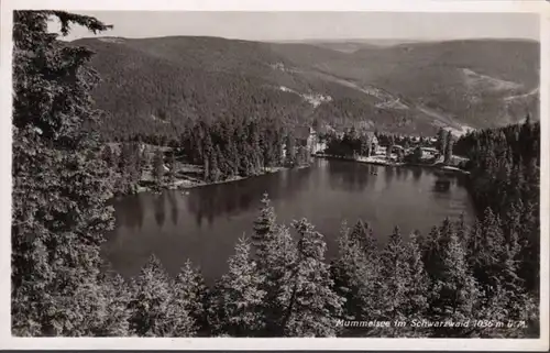 AK Mummelsee im Schwarzwald, gelaufen 1938