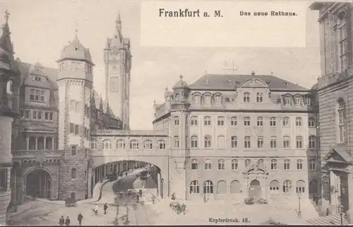 AK Frankfurt Das neue Rathaus, ungelaufen