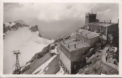 AK Zugspitze und Münchenerhaus, ungelaufen