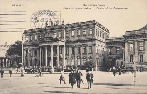 AK Berlin Kronprinzenpalais, couru en 1915