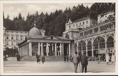 AK Marienbad Kreuzbrunnen, ungelaufen