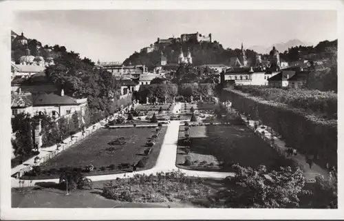 AK Salzburg Mirabellgarten, gelaufen 1938