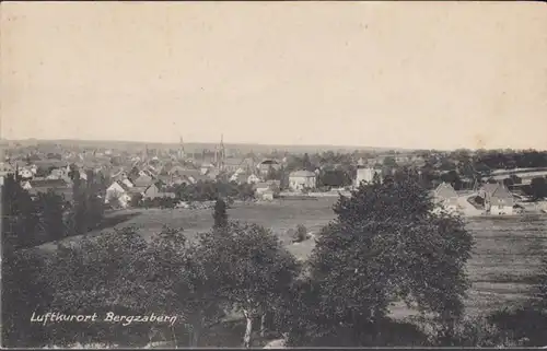 AK Luftkurort Bergzabern Stadtansicht datiert 1918, ungelaufen