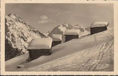 AK Hamrach-Ulm im Skigebiet Hochsölden, gelaufen 1943