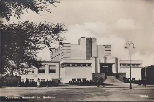 AK Ostseebad Warnemünde Kurhaus, ungelaufen