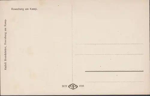 AK Rosenburg am Kamp, ungelaufen