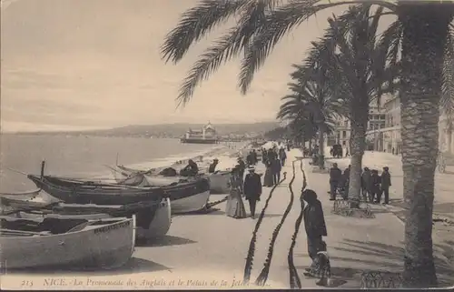 CPA Nice La Promenade des Anglais et le Palais, non circulé