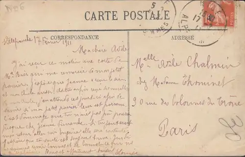 CPA Villefranche-sur-Mer Panorama La Rade un Jour de fete, circulé 1911