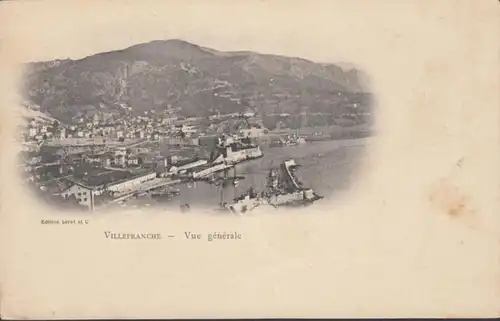 CPA Villefranche-sur-Mer Vue generale, circulé