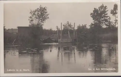 AK Lehnin Am Mühlenteich, ungelaufen