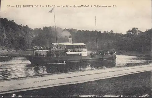 CPA Le Mont-Saint-Michel Les Bords de la Rance, non circulaire