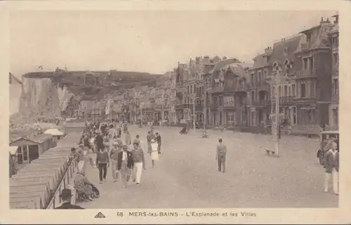 CPA Mers-les-Bains L'Esplanade et les Villas, non circulé