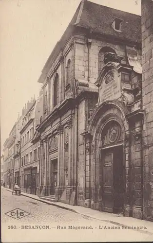 CPA Besancon Rue Megevand l'Ancien Seminaire, non circulé