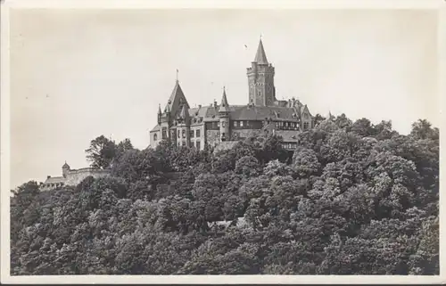 AK Wernigerode Château, couru en 1933