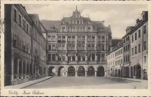 AK Görlitz Nouvelle mairie, couru en 1937