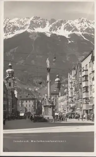 AK Innsbruck Mariatheresienstrasse, inachevé, daté de 1943