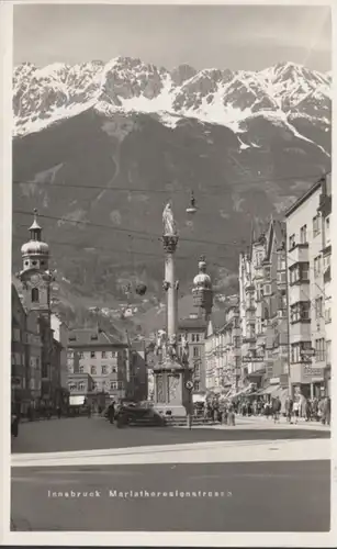 AK Innsbruck Mariatheresienstrasse, ungelaufen, datiert 1943