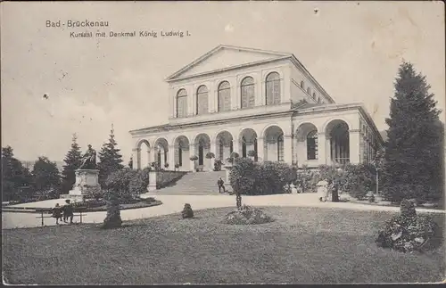 AK Bad Brancheau Kursaal avec monument au roi Louis I, couru