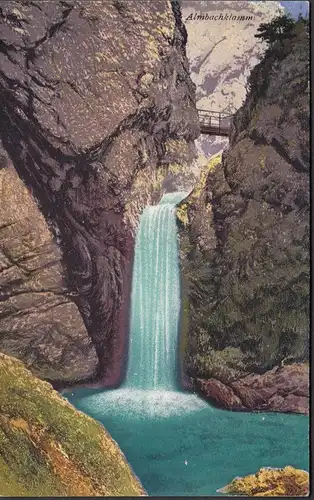 AK Almbachklamm, ungelaufen