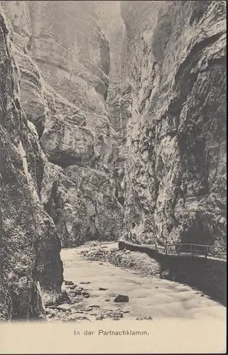 AK Garmisch In der Partnachklamm, ungelaufen