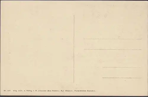AK Garmisch In der Partnachklamm, ungelaufen