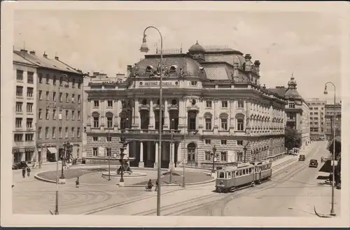 AK Bratislava Slov názodné divadlo, gelaufen 1948