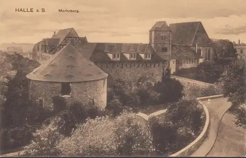 AK Halle Moritzburg, ungelaufen