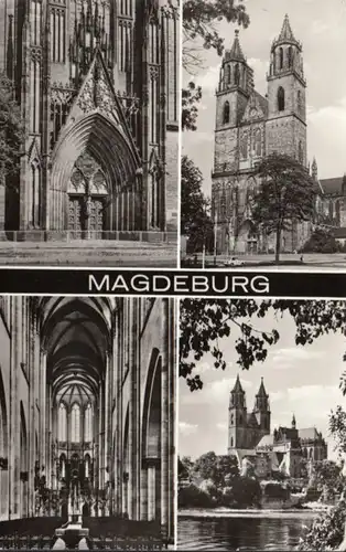 AK Magdeburg Mehrbild Dom, ungelaufen