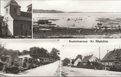 AK Kummerow Mehrbild Kirche See Siedlung, ungelaufen