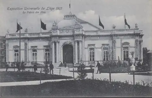 CPA Expostion Universelle de Liège Le Palais des fêtes, circulé 1905