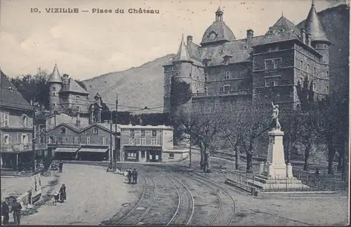CPA Vizille Place du Château, non circulé