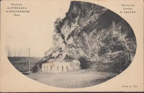CPA Souillac Entrée des Grottes de Lacave, non circulé