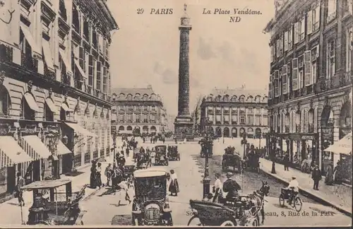 CPA Paris Place Vendôme Souvenir Hôtel Mirabeau, non circulé