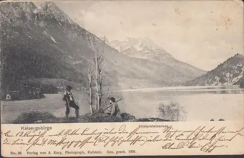 AK Kaisergebirge Hintersteinersee, ungelaufen