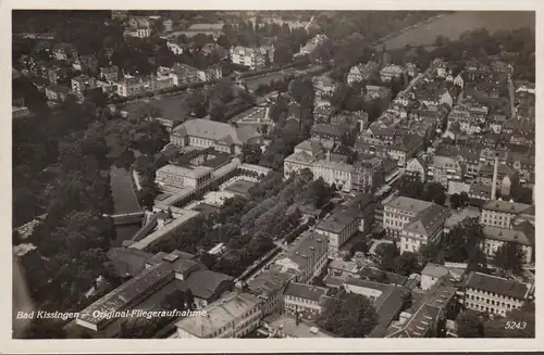 AK Bad Kissingen photo aérienne, couru en 1936