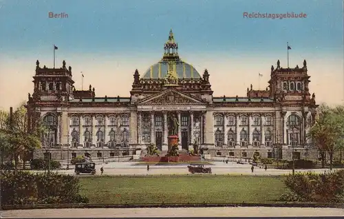 AK Berlin Reichstagsgebäude, gelaufen 1935